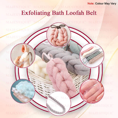 Image 6 of Majestique Mesh Bath Belt Shower Sponge (Color May Vary)