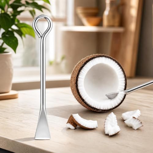 Image 8 of Velmora Coconut Breaker Tool for Kitchen & Coconut Scraper Manual