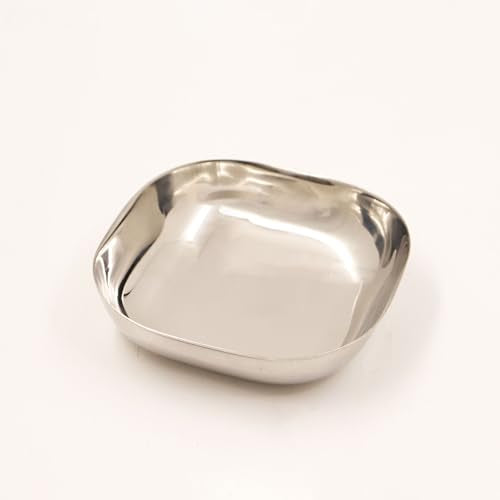 Image 20 of Spillbox Stainless Steel Halwa Plates