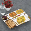 Image 1 of Default Title for the product HAZEL Stainless Steel 5 Compartment Section Plate