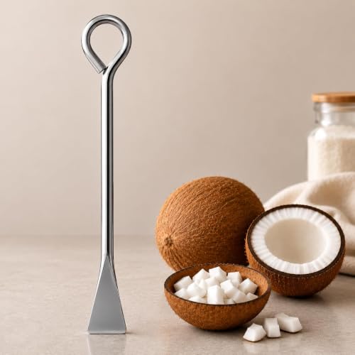 Image 6 of Velmora Coconut Breaker Tool for Kitchen & Coconut Scraper Manual