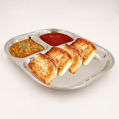 Image 7 of Spillbox Stainless Steel Tiffin Plate