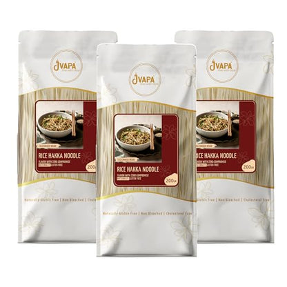 Image 1 of Pack of 1 for the product JVAPA Rice Noodles with Hakka Masala Seasoning Inside 210g Pack of 3