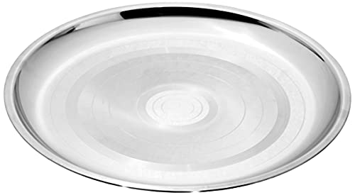 Image 2 of neelam Stainless Steel Round Plate 27.5 cm