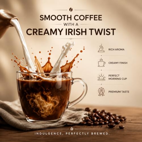 Image 2 of EVORA Greens 100gm Instant Coffee Powder | Irish Cream Flavour | Coffee with Arabica & Robusta Blend - Medium Roast | Make 50 Cups