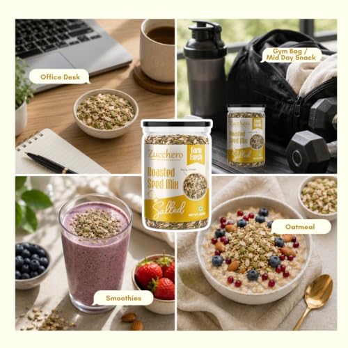 Image 4 of Zucchero Roasted & Salted Seed Mix - 6 in 1 Super Crunchy Mix (800g)