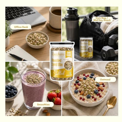 Image 4 of Zucchero Roasted & Salted Seed Mix - 6 in 1 Super Crunchy Mix (800g)