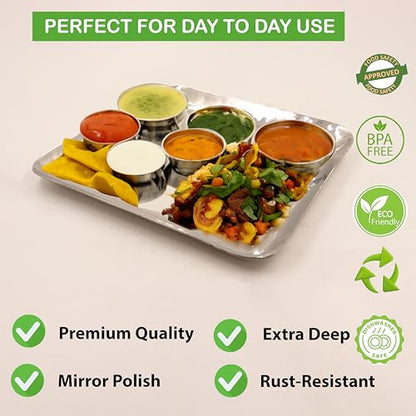 Image 8 of Spillbox Stainless Steel Serving Tray