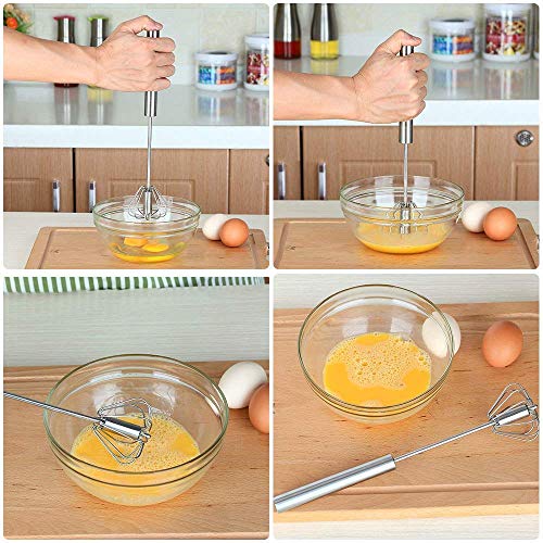 Image 2 of Hand Blanders Marchello Kitchen Manual Hand Blender Semi-Automatic Egg Beater & Stirring