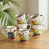 Image 1 of Default Title for the product ExclusiveLane Ceramic Coffee Mugs Set of 6 270 ML