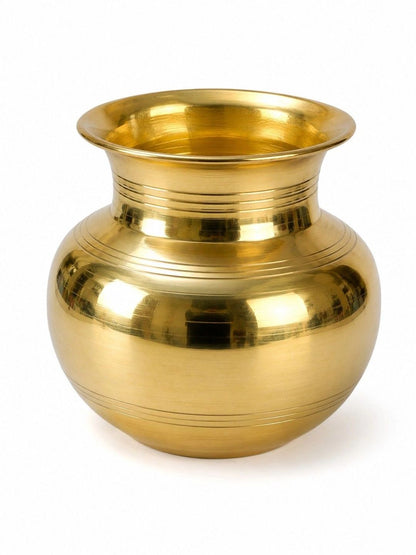 Image 1 of Gold / Onesize for the product HATEKHORI Brass Pooja Kalash