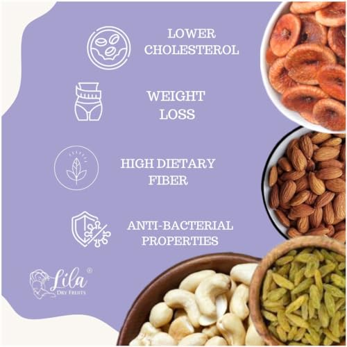 Image 5 of Lila Dry Fruits Combo (250 Gms x 4) Jar pack