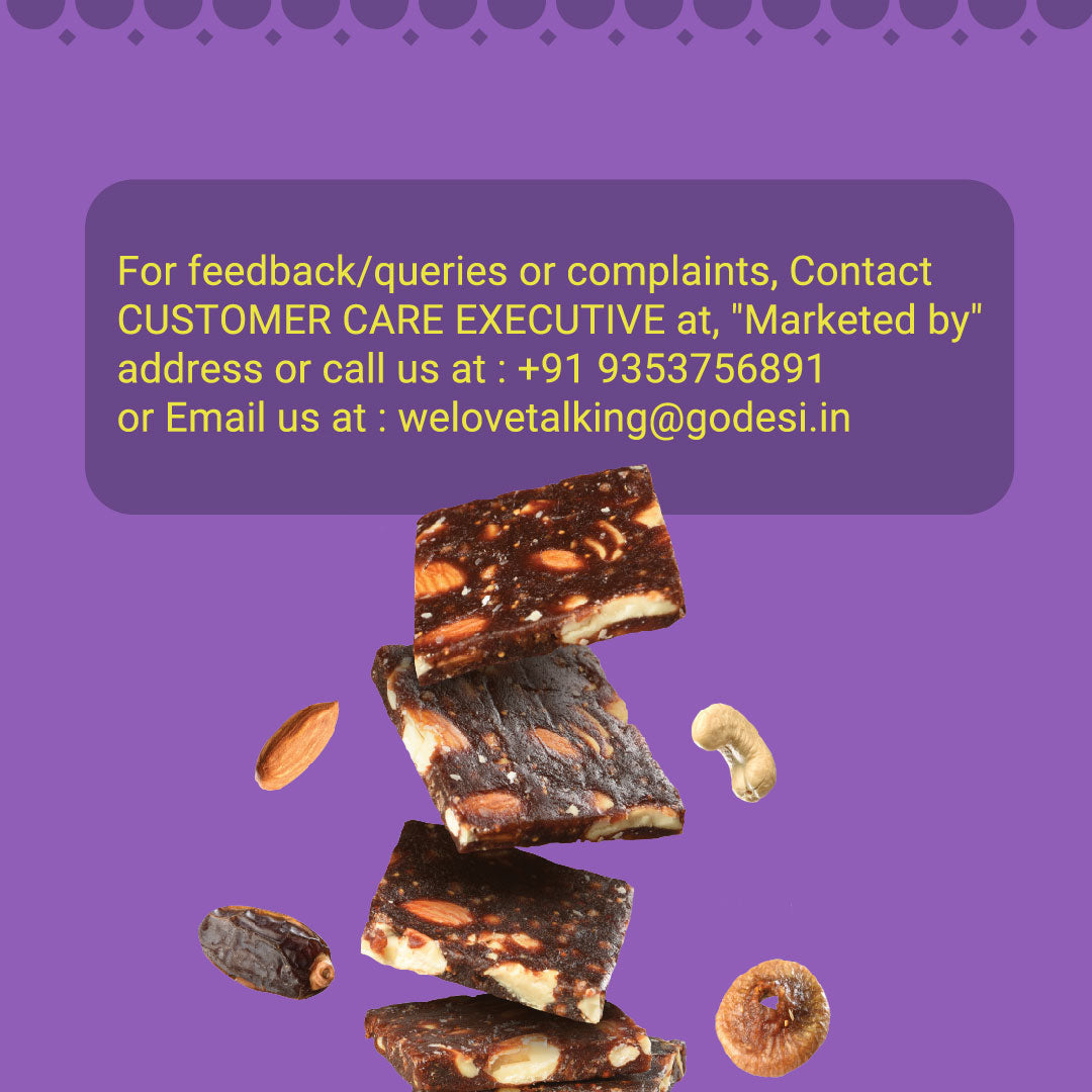 Image 9 of Go desi Dry Fruit Barfi | Made with 93% Dry Fruits