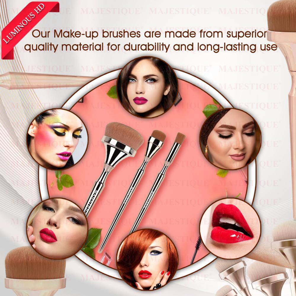 Image 7 of Majestique Blush Brush, Eyebrow And Multi-Use Professional Luminous HD Brushes