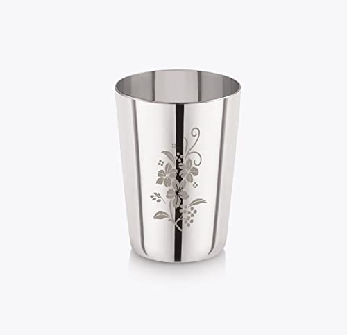 Image 1 of Default Title for the product neelam Stainless Steel Drinking Glass Set 400 ml Pack of 4