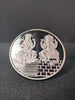 Image 1 of Default Title for the product Dista Silvers Pure Silver Ganesh Lakshmi Coins 20g