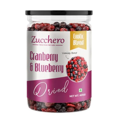 Image 1 of Default Title for the product Zucchero Dried Cranberry and Blueberry Blend (400g)