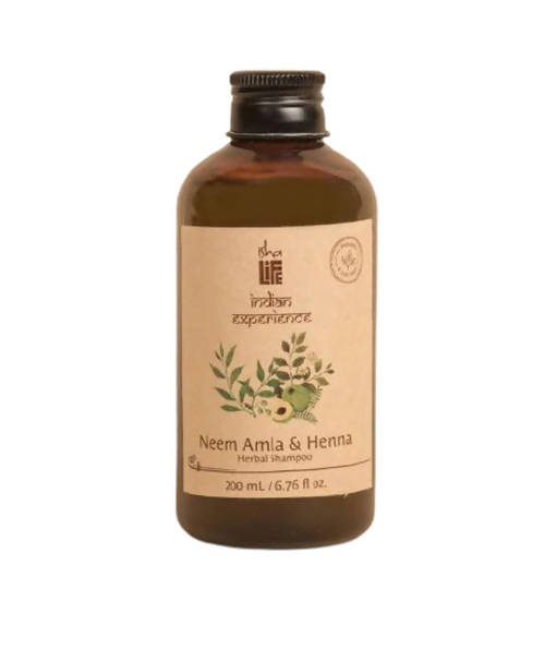 Image 1 of 200 ml for the product Isha Life Neem Amla and Henna Herbal Shampoo