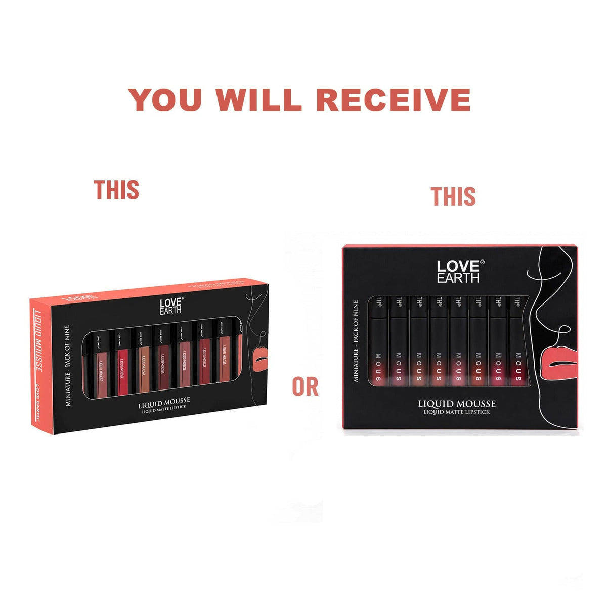 Image 3 of Love Earth Liquid Mousse Miniature Liquid Matte Lipstick