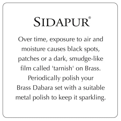 Image 5 of Sidapur Brass Filter Etched Matt Medium