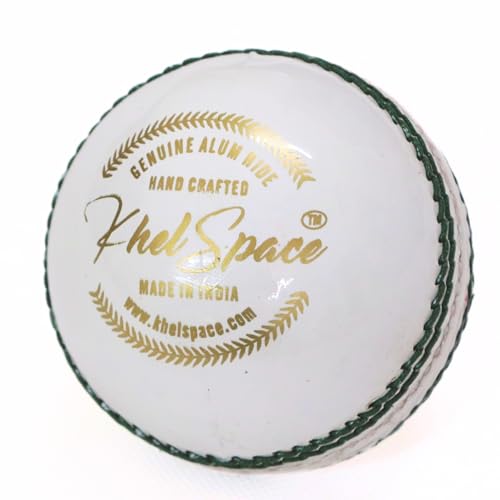 Image 6 of KHELSPACE KS-20 Leather White Cricket Ball