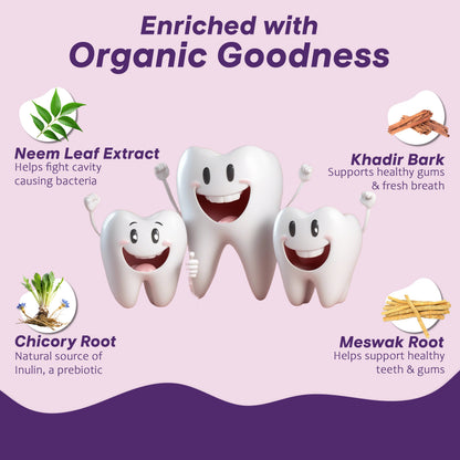 Image 6 of Herby Angel Berry Burst Prebiotic Toothpaste for Kids