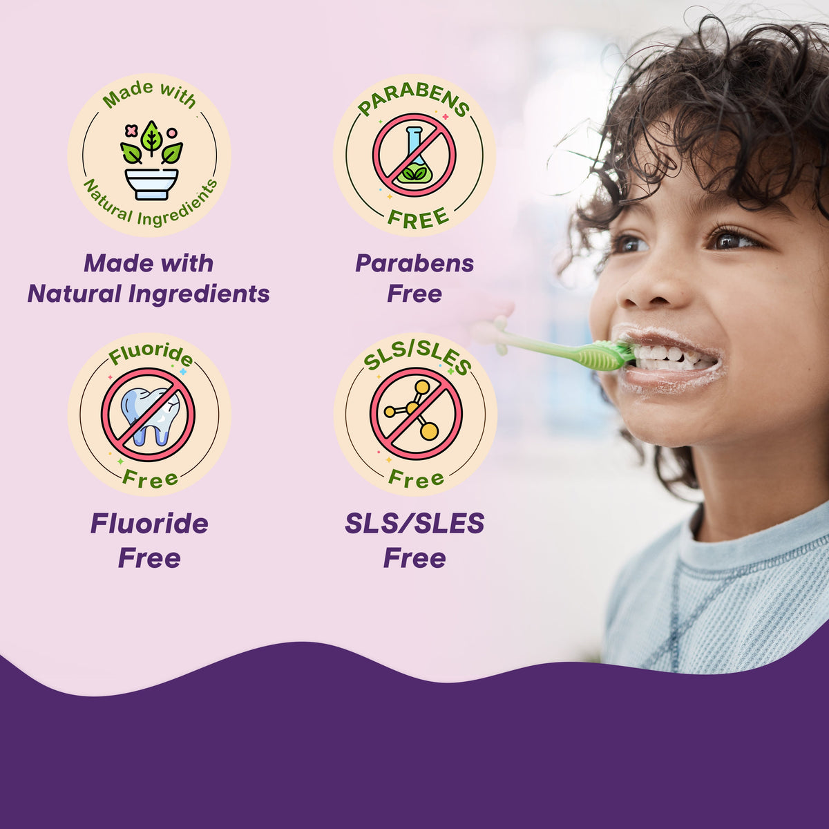 Image 8 of Herby Angel Berry Burst Prebiotic Toothpaste for Kids
