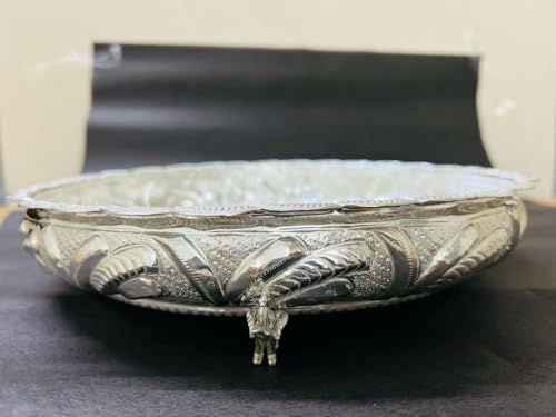 Image 3 of Dista Silvers Floral Design Plate 420g
