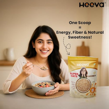 Image 6 of Heeva 10g Protein Super Oats Honey 400g
