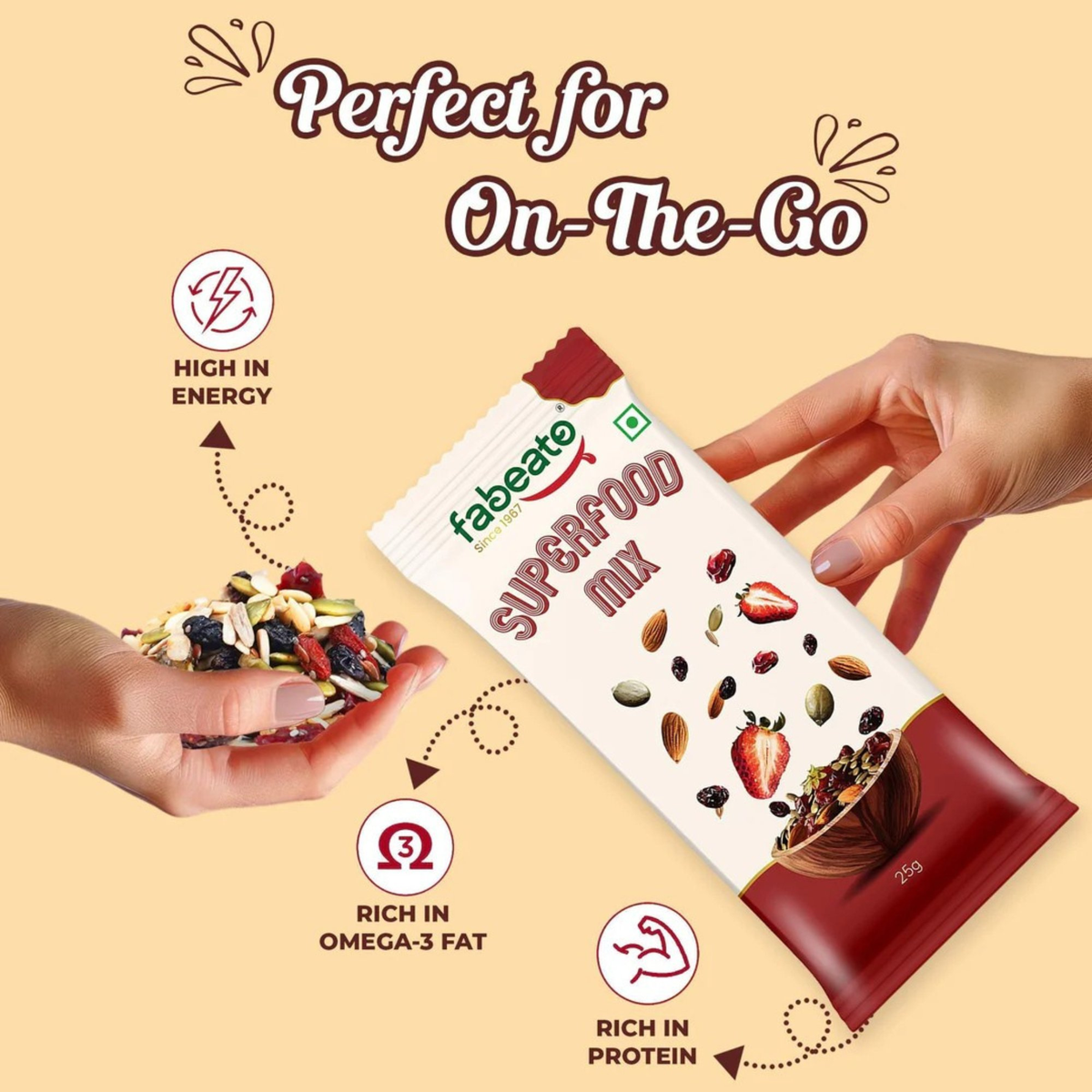 Image 3 of Fabeato Munch on the Go Snack Premium Superfood Mix