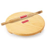 Image 1 of Default Title for the product HAZEL Wooden Polpat Roti Roller Combo, Wood, Brown, Set of 2