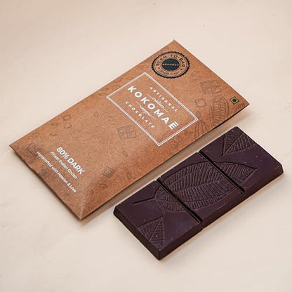 Image 4 of KOKOMAE Bean to Bar Chocolates (80% Dark Chocolate, Pack of 1)