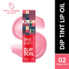 Image 1 of 3 ml for the product Swiss Beauty Dip Tint Color Changing Long Lasting With Vitamin-E PH Lip Oil - 2 Dragon Fruit