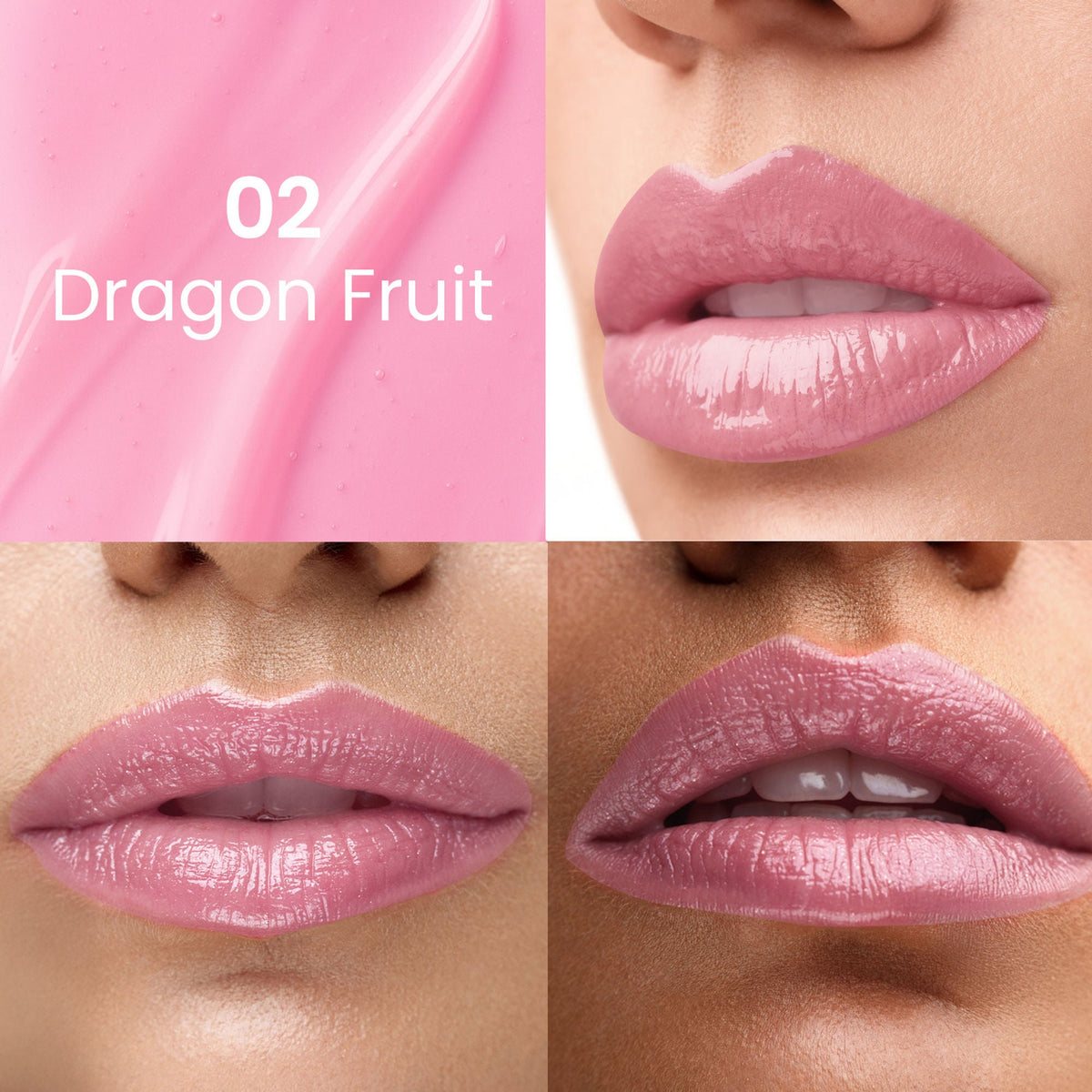 Image 2 of Swiss Beauty Dip Tint Color Changing Long Lasting With Vitamin-E PH Lip Oil - 2 Dragon Fruit