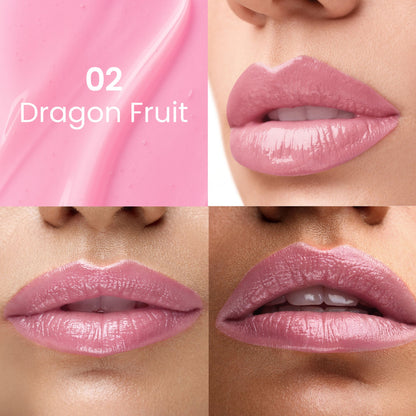 Image 2 of Swiss Beauty Dip Tint Color Changing Long Lasting With Vitamin-E PH Lip Oil - 2 Dragon Fruit