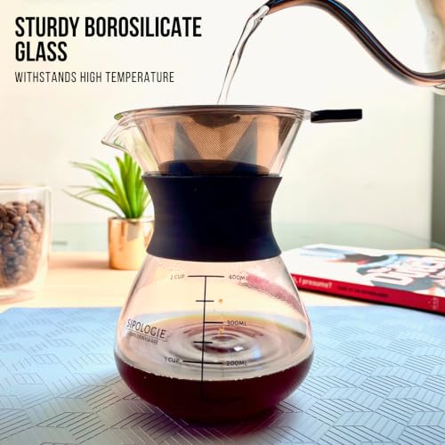 Image 3 of Sipologie Illuminate Pour Over Drip Coffee Maker 400ml