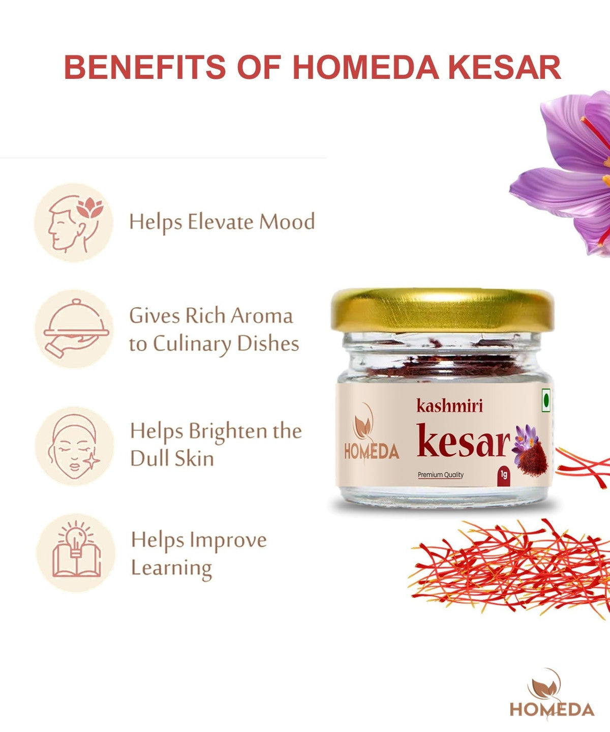 Image 2 of Homeda Kesar Saffron Original