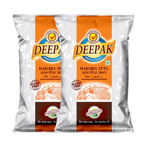 Image 1 of 500 gm / Pack of 2 for the product Deepak Rajgira Atta | Amaranth Flour | Naturally Gluten Free | Chakki Ground | For Upwas, Vrat & Farali