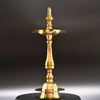 Image 1 of Diamond Deepa Brass Idol - Illuminate Your Spiritual Path