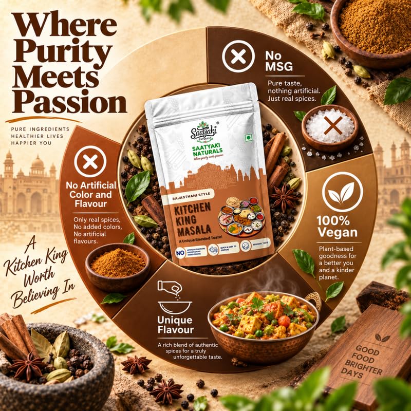 Image 10 of SAATYAKI NATURALS Kitchen King Masala