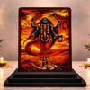 Image 1 of Default Title for the product Kali MATA Sacred Portrait Wooden Idol 4x5 Inch HD Printed Table Decor for Home Temple