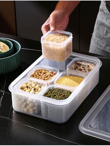 Image 1 of Default Title for the product HomeWiz Fridge Storage Containers 3500ml 6-Grid