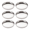 Image 1 of Default Title for the product neelam Stainless Steel Guj. Sada Thali 30 cm Set of 6