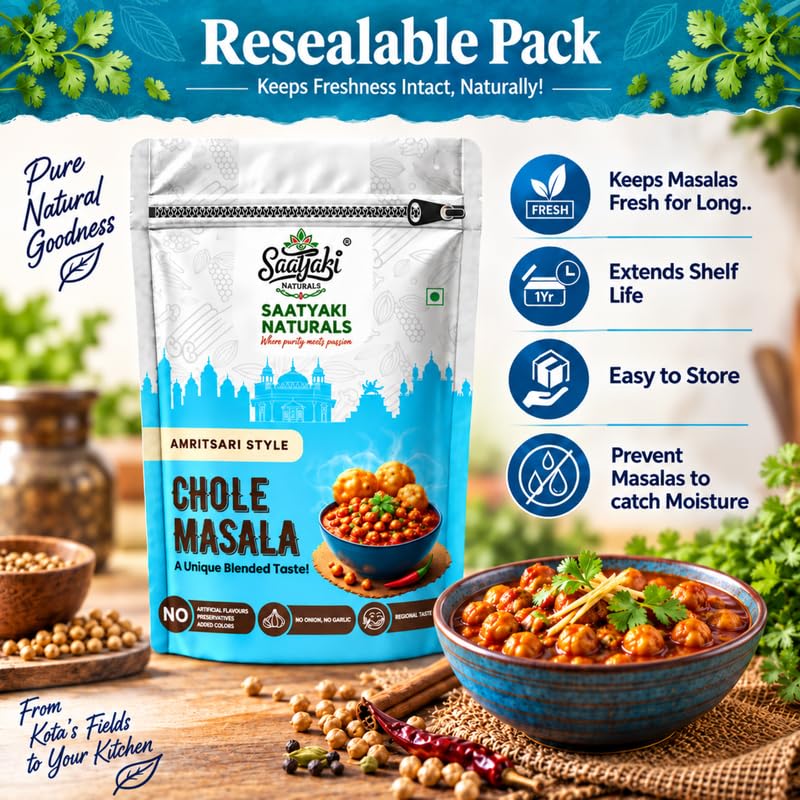 Image 9 of SAATYAKI NATURALS Amritsari Chole Masala