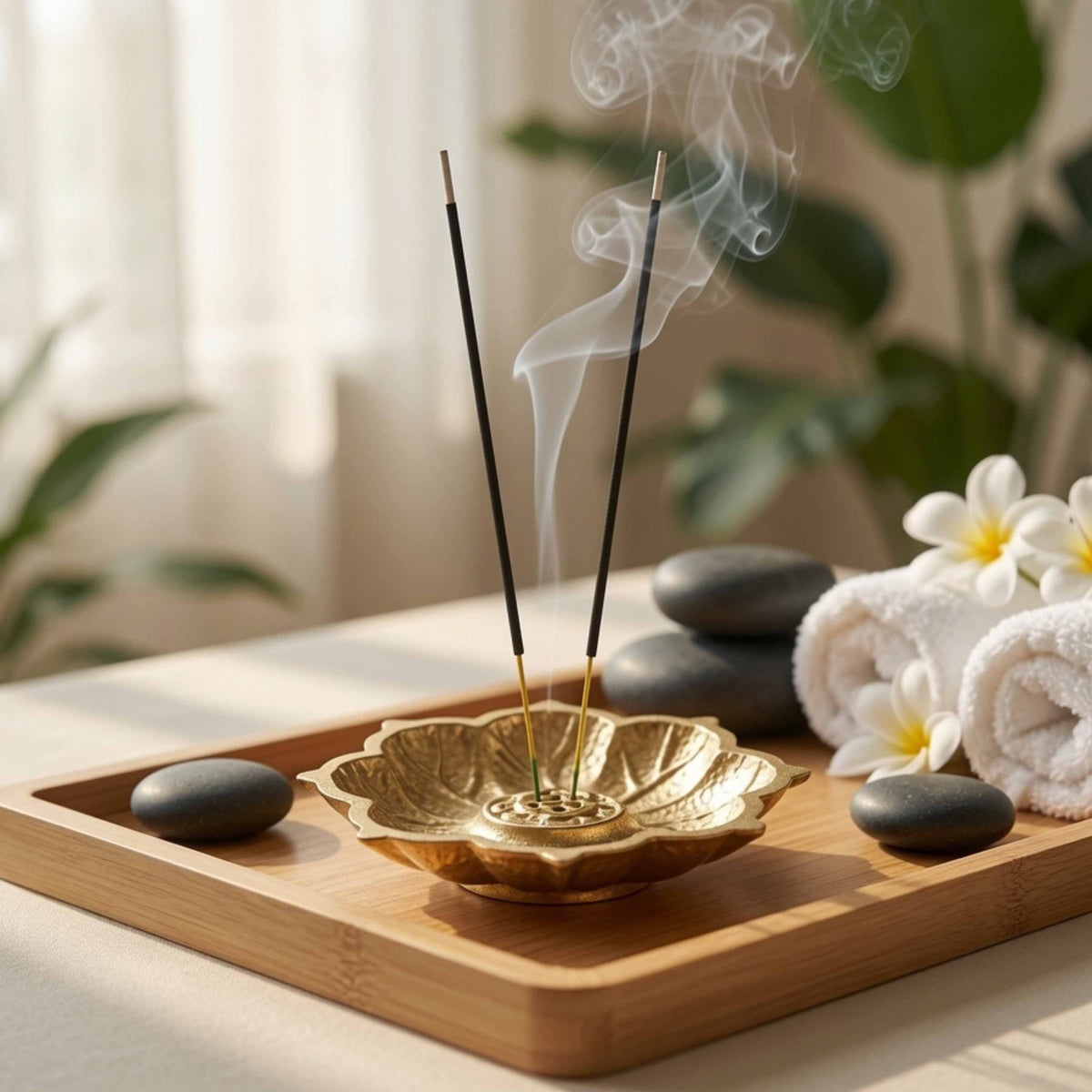 Image 4 of Behoma Lotus Incense Holder
