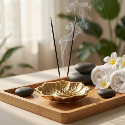 Image 4 of Behoma Lotus Incense Holder