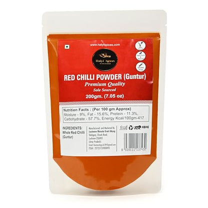 Image 1 of Default Title for the product Halyf Spices Red Chilli Powder - 200 gm (pack of 2)