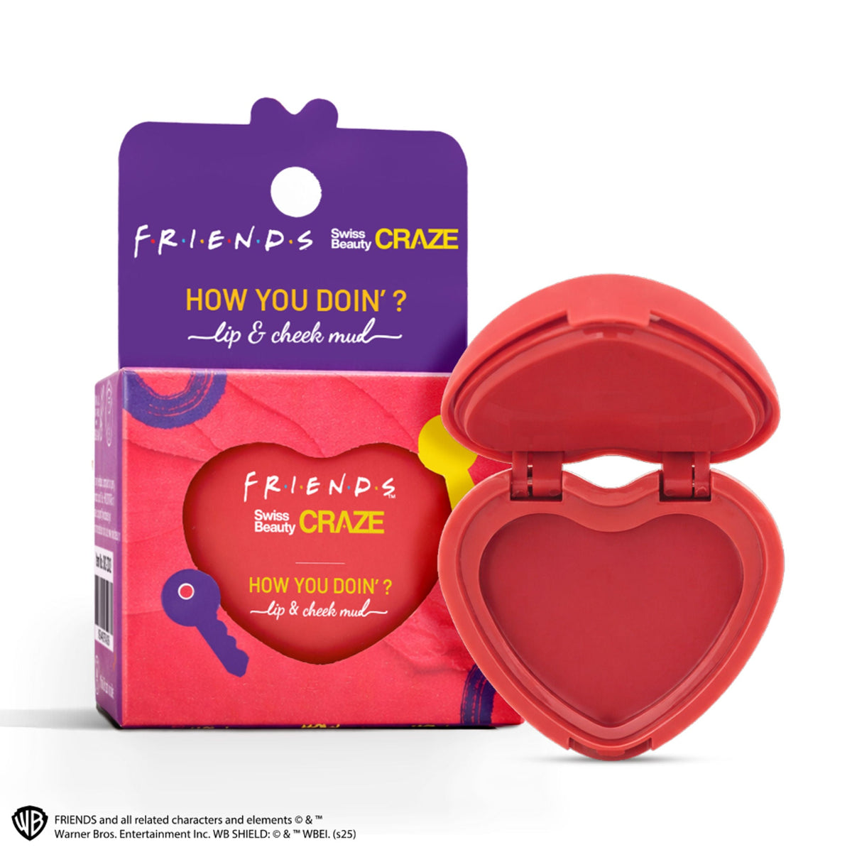 Image 2 of Swiss Beauty Craze How You Doin? Lip & Cheek Mud - 1 Playful Pink
