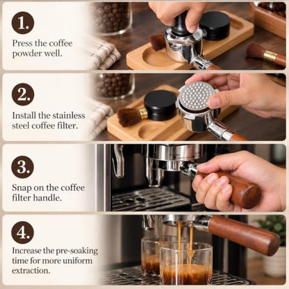 Image 6 of Supvox 51mm Puck Screen 0.8mm Slim 304 Stainless Steel Espresso Mesh