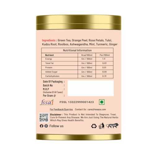 Image 2 of Teaaza Skin Glow Herbal Tea For Glowing Skin & Whitening, 30Gm